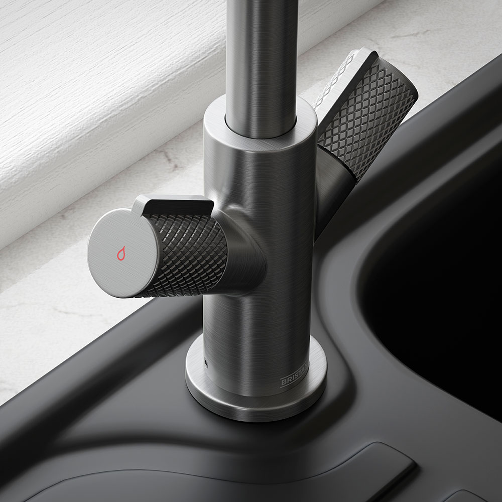 Fern Easyfit Mono Sink Mixer Zwart