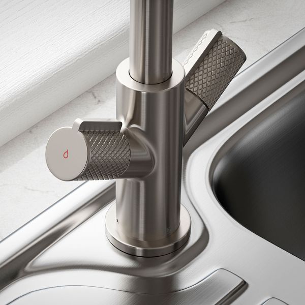 Bristan Fern Stainless Steel Easyfit  Mono Kitchen Mixer Tap #4