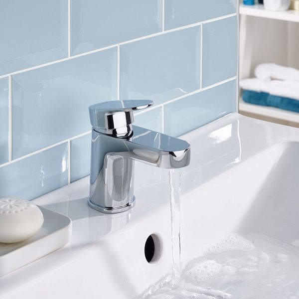 Bristan Frenzy Chrome Mono Basin Mixer Tap With Clicker Waste #3