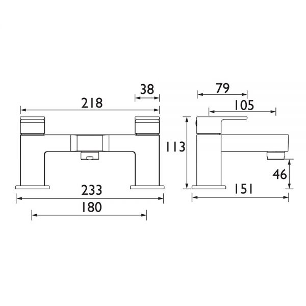 Bristan Frenzy Chrome Bath Filler Tap #6