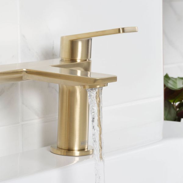 Bristan Frammento Brushed Brass Bath Filler Tap #4