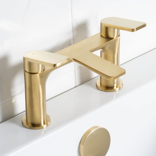 Bristan Frammento Brushed Brass Bath Filler Tap #2