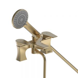 Bristan Hourglass Brushed Brass Bath Shower Mixer Tap