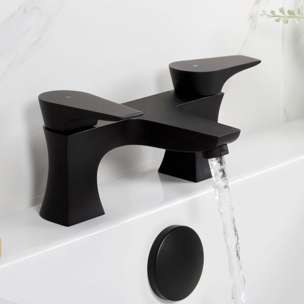 Bristan Hourglass Black Bath Filler Tap #3