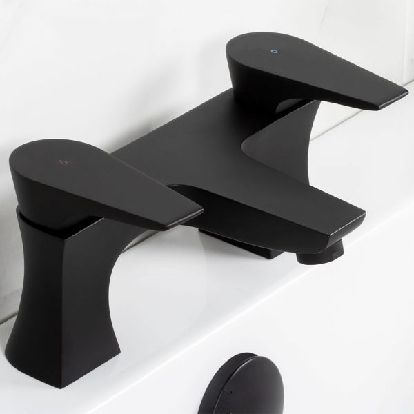 Bristan Hourglass Black Bath Filler Tap #4