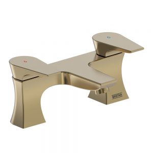 Bristan Hourglass Brushed Brass Bath Filler Tap