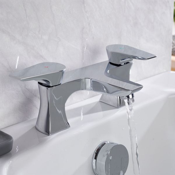 Bristan Hourglass Chrome Bath Filler Tap #3