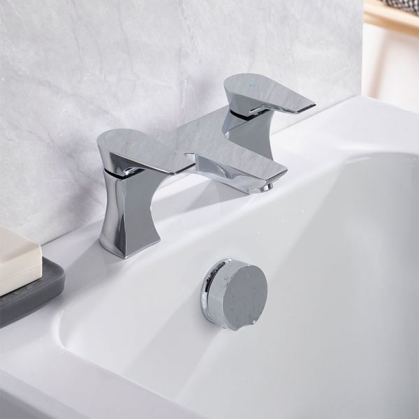 Bristan Hourglass Chrome Bath Filler Tap #5