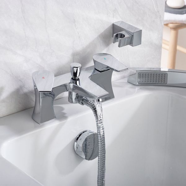 Bristan Hourglass Chrome Bath Shower Mixer Tap #3