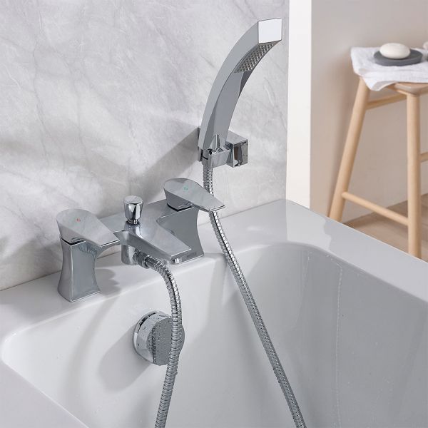 Bristan Hourglass Chrome Bath Shower Mixer Tap #4