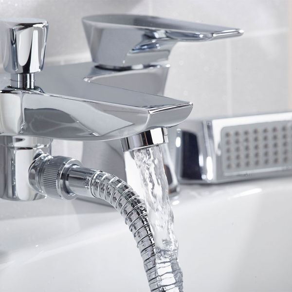 Bristan Hourglass Chrome Bath Shower Mixer Tap #5