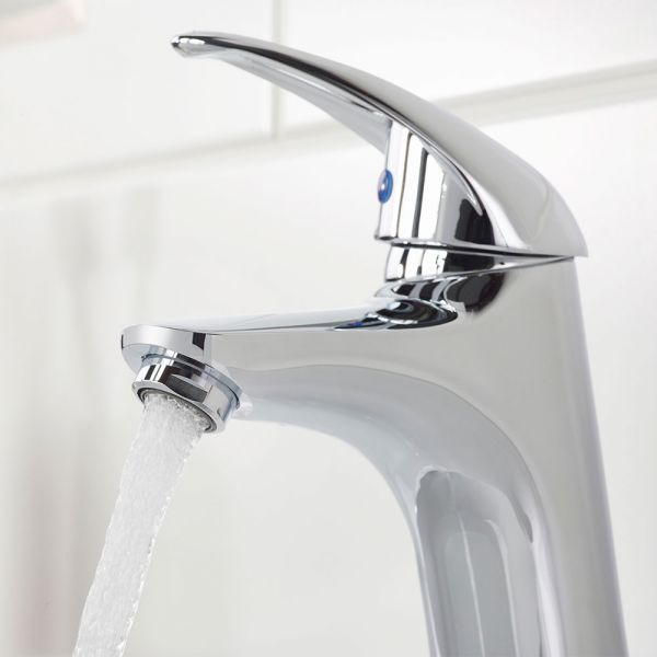 Bristan Java Chrome Mono Basin Mixer Tap with Clicker Waste #4