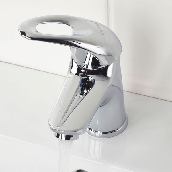 Bristan Java Chrome Mono Basin Mixer Tap with Clicker Waste #7