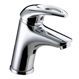 Bristan Java Chrome Mono Basin Mixer Tap with Clicker Waste