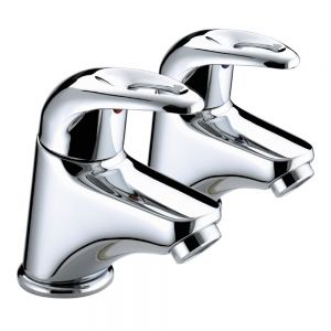 Bristan Java Chrome Basin Pillar Taps