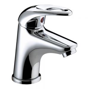 Bristan Java Chrome Mini Basin Mixer Tap with Clicker Waste