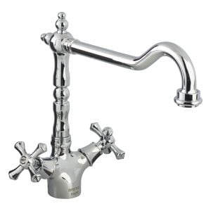 Bristan Colonial Chrome Easy Fit Mono Kitchen Mixer Tap K SNK EF C