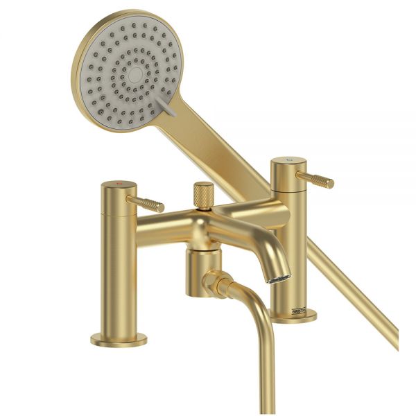 Bristan Molida Brushed Brass Bath Shower Mixer Tap