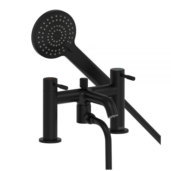 Bristan Molida Black Bath Shower Mixer Tap