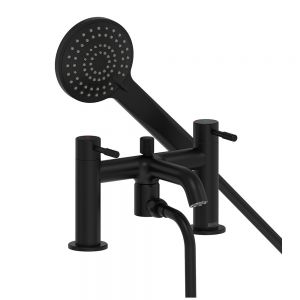 Bristan Molida Black Bath Shower Mixer Tap