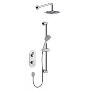 Bristan Molida Chrome Concealed Thermostatic Two Outlet Shower Pack