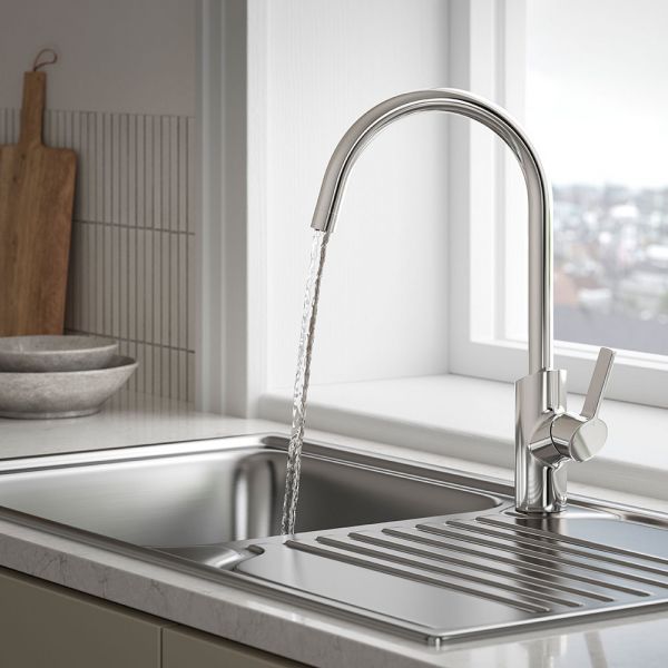 Bristan Maple Chrome Easyfit  Mono Kitchen Mixer Tap #3