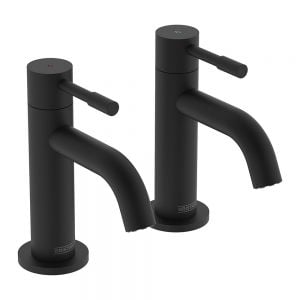 Bristan Mila Black Basin Pillar Taps