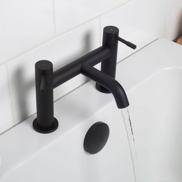 Bristan Mila Black Bath Filler Tap #3