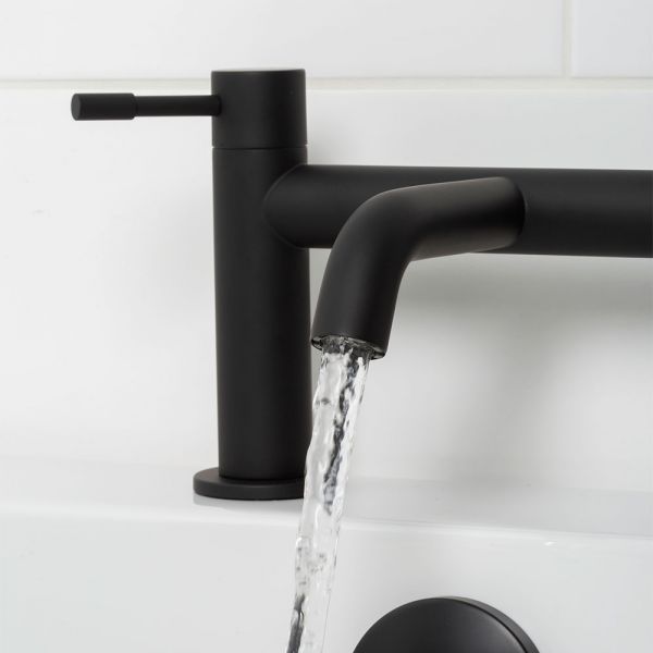 Bristan Mila Black Bath Filler Tap #2