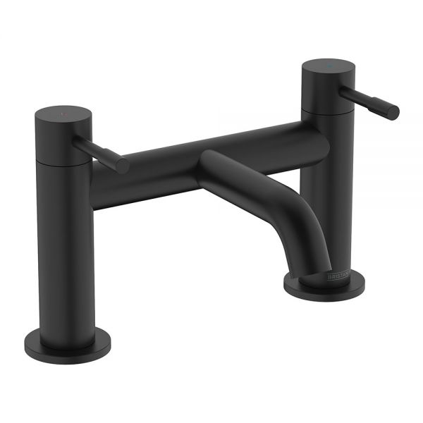 Bristan Mila Black Bath Filler Tap