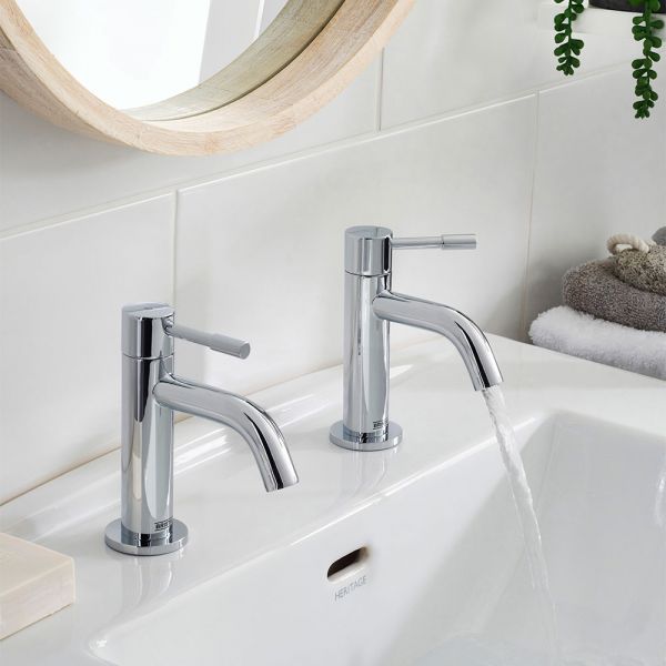 Bristan Mila Chrome Basin Pillar Taps #2