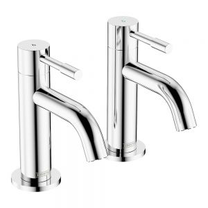 Bristan Mila Chrome Basin Pillar Taps