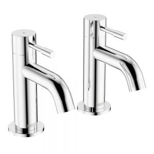 Bristan Mila Chrome Bath Pillar Taps