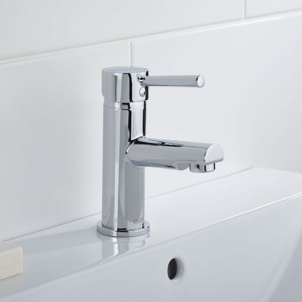 Bristan Mios Chrome Mono Basin Mixer Tap with Clicker Waste #2