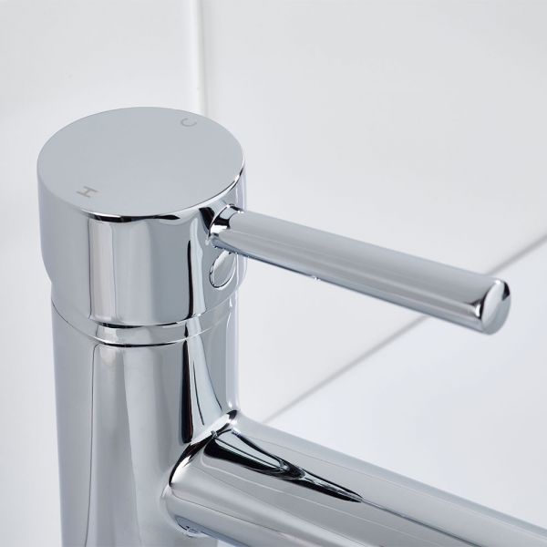 Bristan Mios Chrome Mono Basin Mixer Tap with Clicker Waste #4