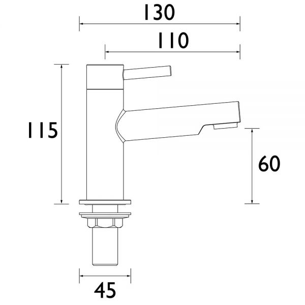 Bristan Mios Chrome Basin Pillar Taps #5