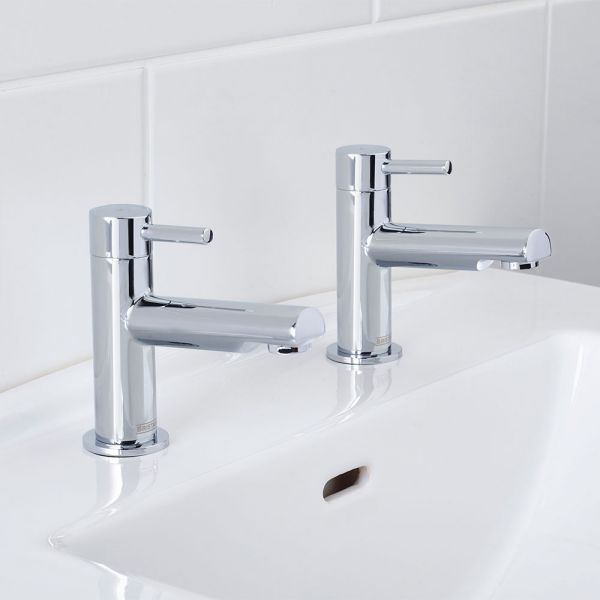 Bristan Mios Chrome Basin Pillar Taps #4