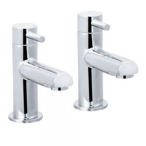 Bristan Mios Chrome Basin Pillar Taps