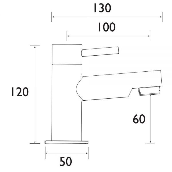 Bristan Mios Chrome Bath Pillar Taps #2