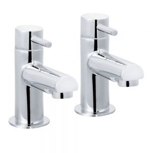 Bristan Mios Chrome Bath Pillar Taps