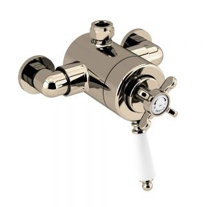 Bristan 1901 Exposed Concentric Gold Top Outlet Shower Valve Only N2 CSHXTVO G