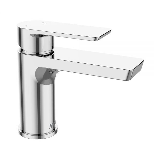 Bristan Napoli Chrome Mono Basin Mixer Tap with Clicker Waste