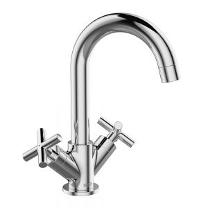 Bristan Naxos Chrome Mono Basin Mixer Tap with Clicker Waste
