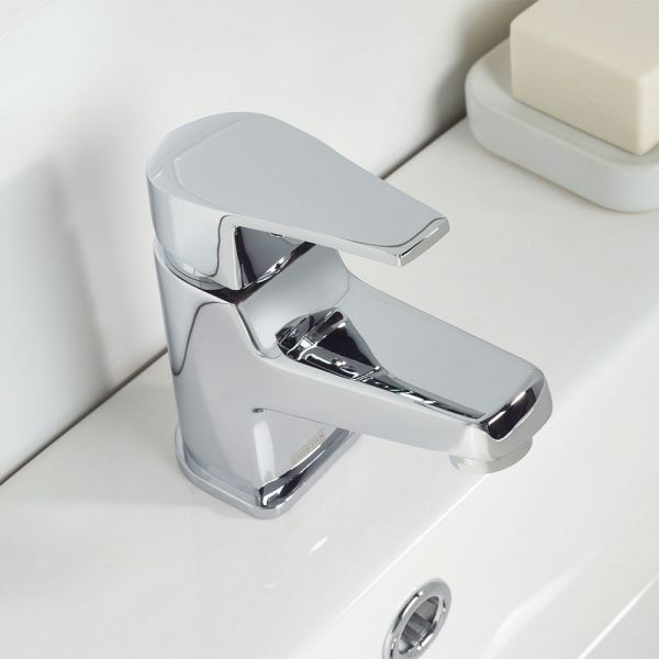 Bristan Niva Chrome Mono Basin Mixer Tap with Clicker Waste #4