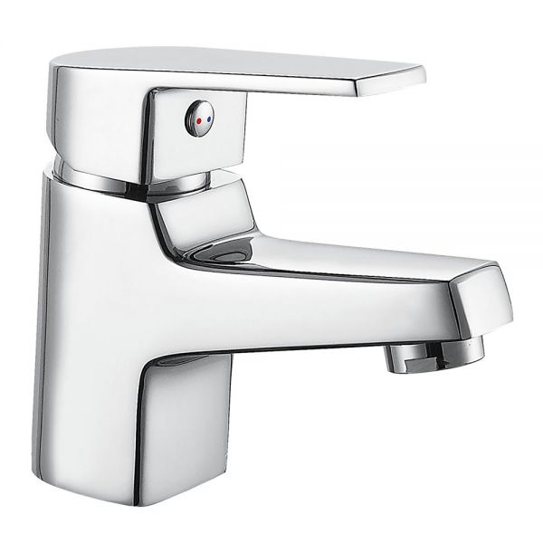 Bristan Niva Chrome Mono Basin Mixer Tap with Clicker Waste