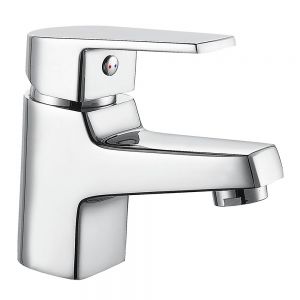 Bristan Niva Chrome Mono Basin Mixer Tap with Clicker Waste
