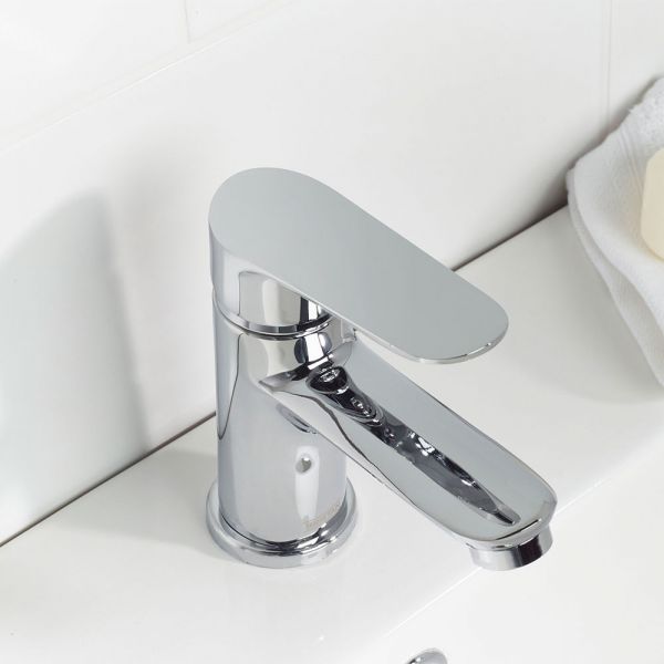 Bristan Opus Chrome Mono Basin Mixer Tap with Clicker Waste #4