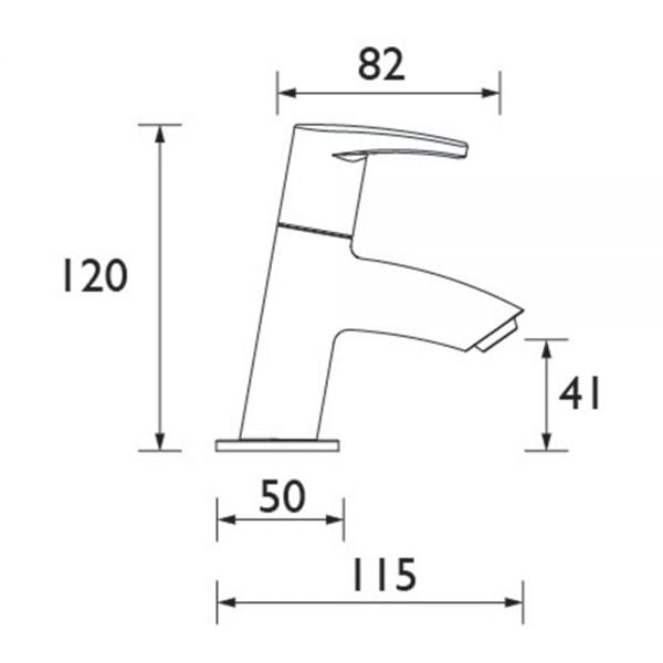 Bristan Orta Chrome Basin Pillar Taps #6