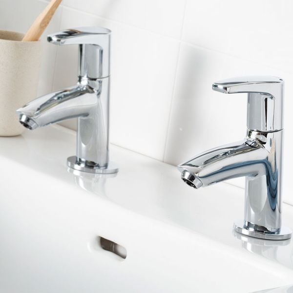 Bristan Orta Chrome Basin Pillar Taps #2