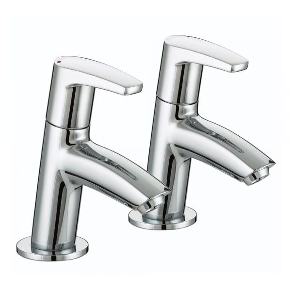 Bristan Orta Chrome Basin Pillar Taps